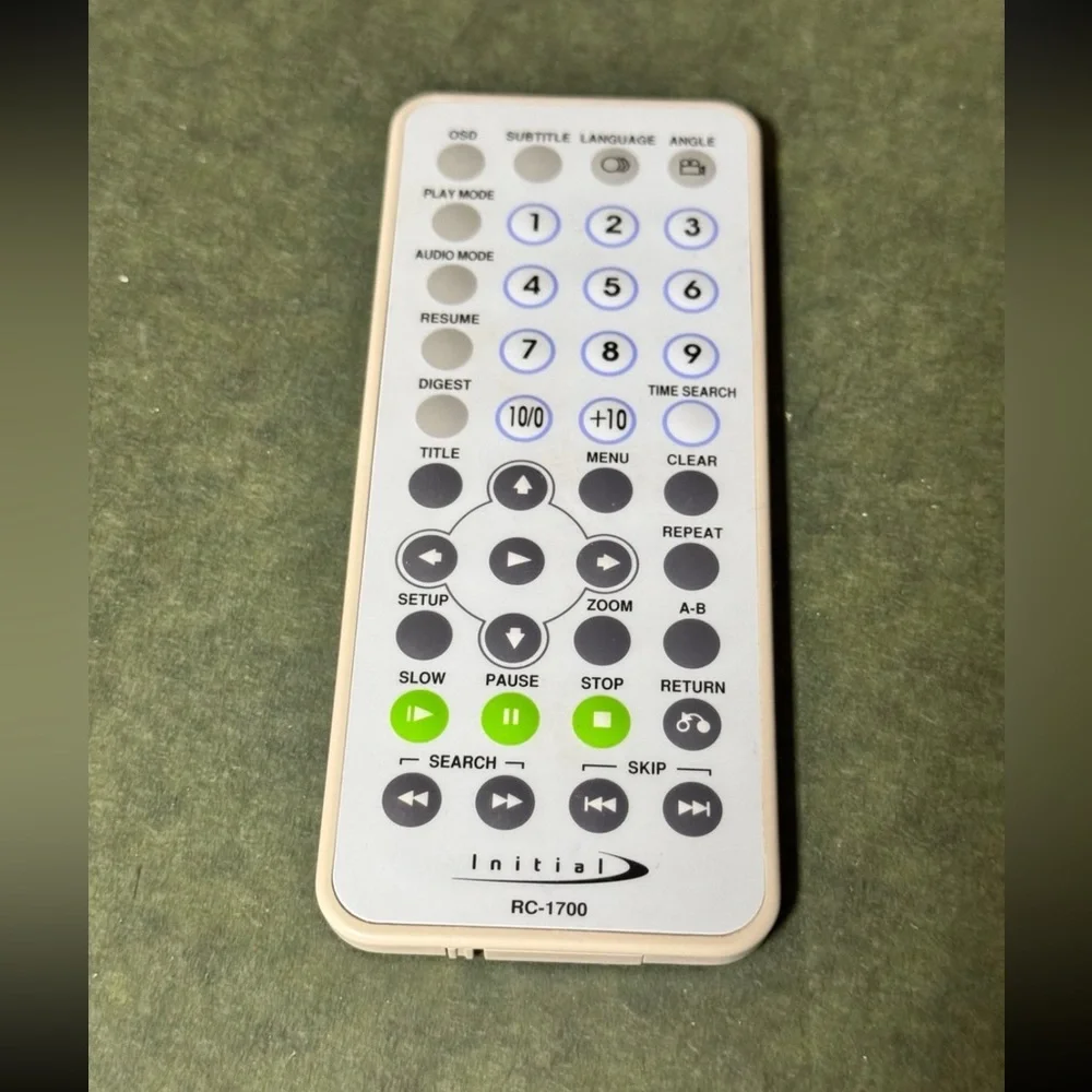 Initial RC-1700 Remote Control